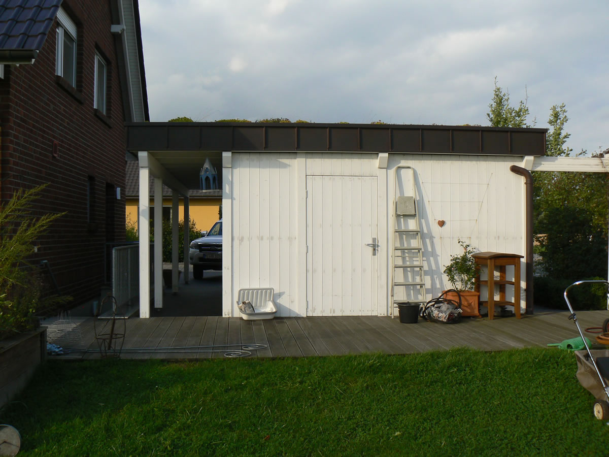 Garagenblende Minden / Carport / Garage / Referenzen / Dachdecker Minden  und Zimmerei Minden - Zimmerei und Dachdeckerei für das Dach Minden